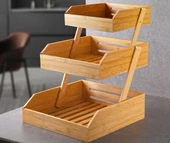 BAMBU 3 KATLI STAND - 1