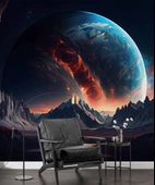 Uzaydan Galaksi Manzarası Duvar Kağıdı thumbnail 6