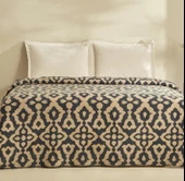 Karaca Home Rina Lacivert Tek Kişilik Pamuklu Battaniye - 1