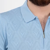 Neyir Triko Slimfit Erkek Yakalı İnce Triko T-Shirt - 11