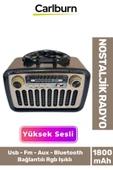 Kaliteli Yüksek Sesli Retro Nostalji Bluetooth Bağlantılı Usb Sd Kart Radyo Mp3 Player Müzik Kutusu - 1