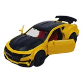 Çekbırak Metal Araba Chevrolet Camaro ZL1 -3611A - Sarı - 2