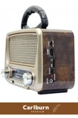 Güneş Enerjili Yüksek Sesli Retro Nostalji Bluetooth Usb Sd Kart Radyo Mp3 Player Müzik Kutusu - 2