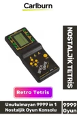 Özel Üretim Retro Oyuncak Atari Pilli El Atarisi Unutulmayan 9999 in 1 Nostaljik Oyun Konsolu Tetris - 1