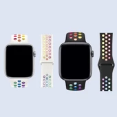 Apple Watch 42/44/45/49mm Delikli Kordon 2'li Set - 1