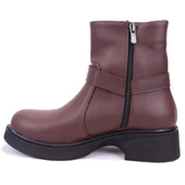 Dagoster DZA07-115307 Kahve Günlük Düz Taban Spor Kadın Bot - 3