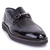 Dagoster DMA08-1800DG Siyah Poliüretan Taban Klasik Erkek Deri Ayakkabı - 1