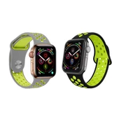 Apple Watch 42/44/45/49mm Delikli Kordon 2'li Set - 2