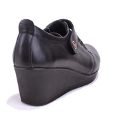 Dagoster DZA32-385 Siyah Ortopedik Günlük Deri Kadın Ayakkabı - 4