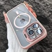 iPhone 11 Uyumlu Kılıf Klon Stantlı + Lens Korumalı MagSafe Kapak thumbnail 6