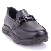 Dagoster DZA32-314 Siyah Ortopedik Günlük Deri Kadın Ayakkabı - 1