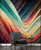 Renkli Sanatsal Çizim Duvar Kağıdı thumbnail 6