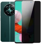 Realme 12 Plus 5G ile Uyumlu HAYALET(Privacy) Esnek Nano Kırılmayan Ekran Koruyucu - 1