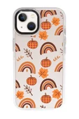 iPhone 13 Uyumlu Sonbahar Desenli Candy Bumper Silikonlu Telefon Kılıfı thumbnail 2