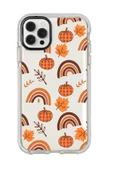 iPhone 12 Pro Uyumlu Sonbahar Desenli Candy Bumper Silikonlu Telefon Kılıfı - 2