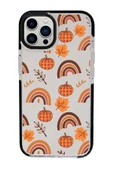 iPhone 15 Pro Max Uyumlu Sonbahar Desenli Candy Bumper Silikonlu Telefon Kılıfı - 1