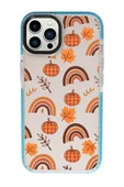 iPhone 13 Pro Max Uyumlu Sonbahar Desenli Candy Bumper Silikonlu Telefon Kılıfı - 4
