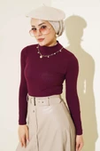 Yarım Balıkçı Fitilli Body Menekşe - 2