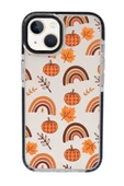 iPhone 13 Uyumlu Sonbahar Desenli Candy Bumper Silikonlu Telefon Kılıfı thumbnail 1