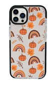 iPhone 13 Pro Max Uyumlu Sonbahar Desenli Candy Bumper Silikonlu Telefon Kılıfı - 1