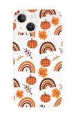iPhone 15 Uyumlu Sonbahar Desenli Premium Silikonlu Telefon Kılıfı - 2