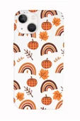 iPhone 14 Uyumlu Sonbahar Desenli Premium Silikonlu Telefon Kılıfı thumbnail 2