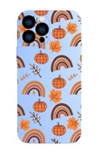 iPhone 13 Pro Uyumlu Sonbahar Desenli Kamera Korumalı Premium Silikonlu Telefon Kılıfı thumbnail 4