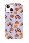 iPhone 15 Uyumlu Sonbahar Desenli Premium Silikonlu Telefon Kılıfı - 7