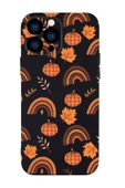 iPhone 13 Pro Max Uyumlu Sonbahar Desenli Kamera Korumalı Premium Silikonlu Telefon Kılıfı thumbnail 6