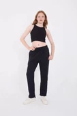 Unisex Üç İplik Basic Eşofman Pantolon - Lacivert - 3