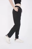 Unisex Üç İplik Basic Eşofman Pantolon - Antrasit - 6