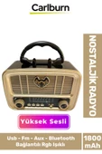 Kaliteli Yüksek Sesli Retro Nostalji Bluetooth Bağlantılı Usb Sd Kart Radyo Mp3 Player Müzik Kutusu - 1