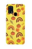 Samsung M31 Uyumlu Sonbahar Desenli Premium Silikonlu Telefon Kılıfı thumbnail 3