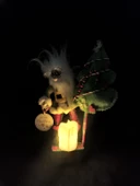 Led ışıklı pilli Santa obje - 3