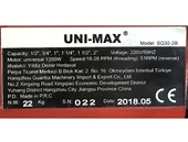 UNI-MAX El Tipi Elektrikli Pafta Makinesi Seti Takımı 1350W SQ30-2B - 2
