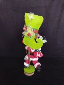 Üç boyutlu tasarım komik Santa ve Christmas ağaç.ortalama 25 cm - 2