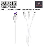 AURIS 30W USB / LİGHTİNG + MİCRO + TYPE-C  KABLO - 2