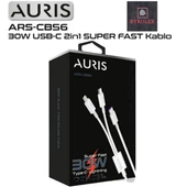 AURIS 30W USB / LİGHTİNG + TYPE-C KABLO - 4