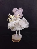 Hediyelik tasarım obje, yaklaşık 12 cm.Mutlu yıllar mesajlı. - 1