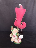 Sevimli ayicikli tasarım hediyelik obje 25 cm - 2