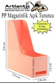 Demonte Plastik Magazinlik 1 Adet Plastik Kutu Klasörü Magazinlik A4 Dosya ve Masa Düzenleyici Sınıf Ev Ofis - 3