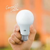 10'lu LED Ampul 9W Beyaz Işık E27 (6500K 220-240V) - 2