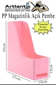 Demonte Plastik Magazinlik 1 Adet Plastik Kutu Klasörü Magazinlik A4 Dosya ve Masa Düzenleyici Sınıf Ev Ofis - 2