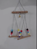 4'lü Set Boncuklu Muhabbet Kuşu - Kuş Salıncağı thumbnail 4