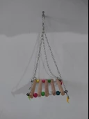 3'lü Set Boncuklu Muhabbet Kuşu - Kuş Salıncağı thumbnail 1