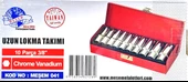 Meşem Uzun Derin Lokma Takımı Seti 3/8" İnç 10 Parça - 1