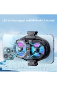 Telefon Soğutucu Çift Fanlı 3 Hız Kademeli RGB Işıklı Poco F6 Uyumlu thumbnail 3