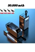Taşınabilir Powerbank 50Bin mAh Led Göstegeli Işıklı Güç Bankası Şarj Cihazı - 1