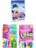Uno Pokemon Kuromi Deal Emlak Oyun Kartları Seti - 1