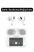 IPhone11 / Pro /Promax Uyumlu ANC Dokunmatik Oled Ekran Arama Yanıtlama Bluetooth TWS Kulaklık - 4
